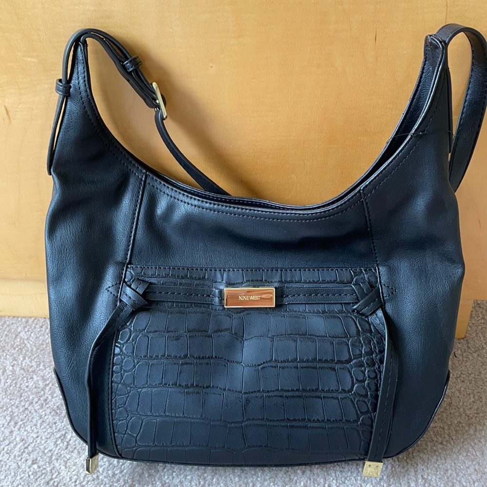 Nine West Tied and True hobo purse NWT - Black